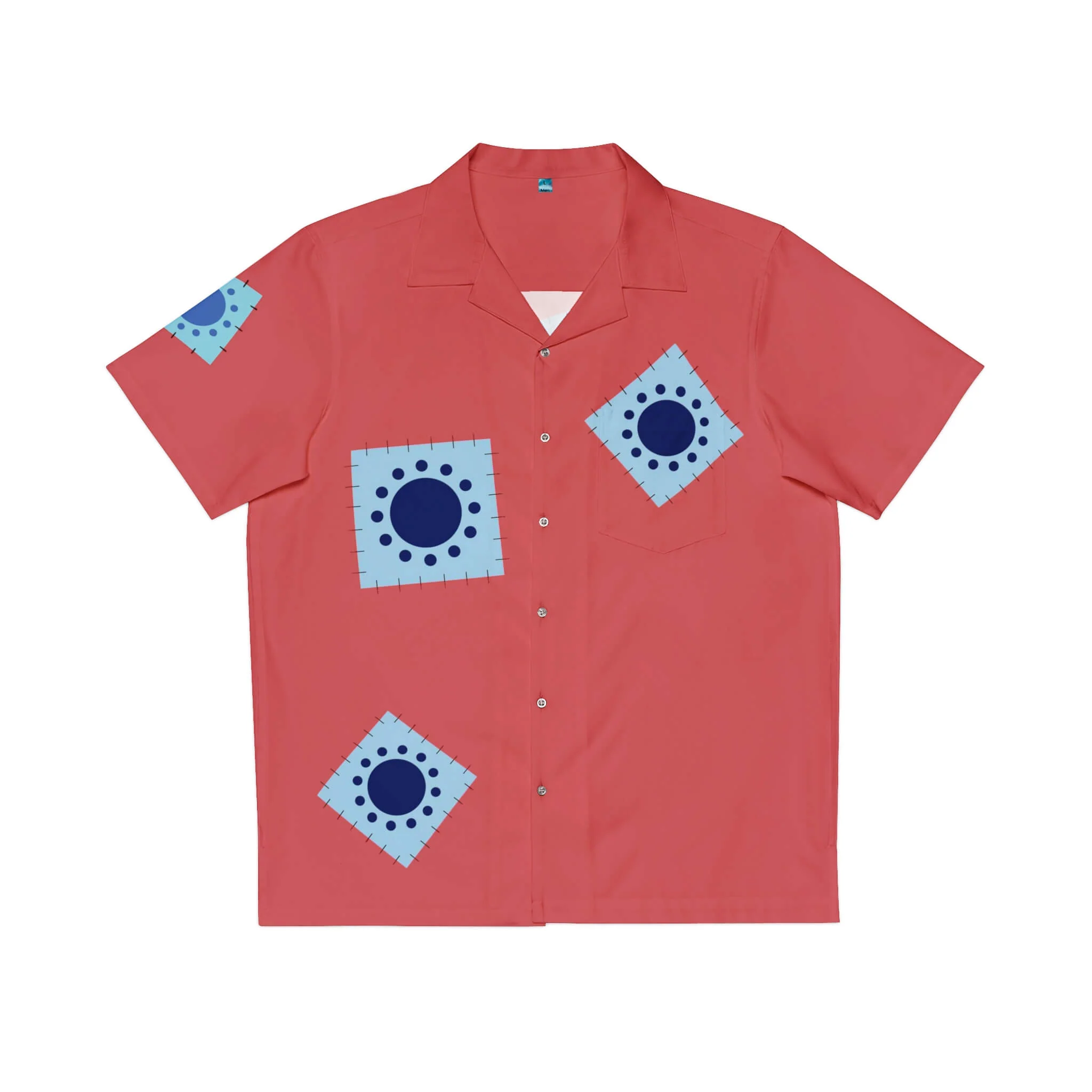 One Piece Luffy Wano Country Hawaiian Short Sleeved Shirt