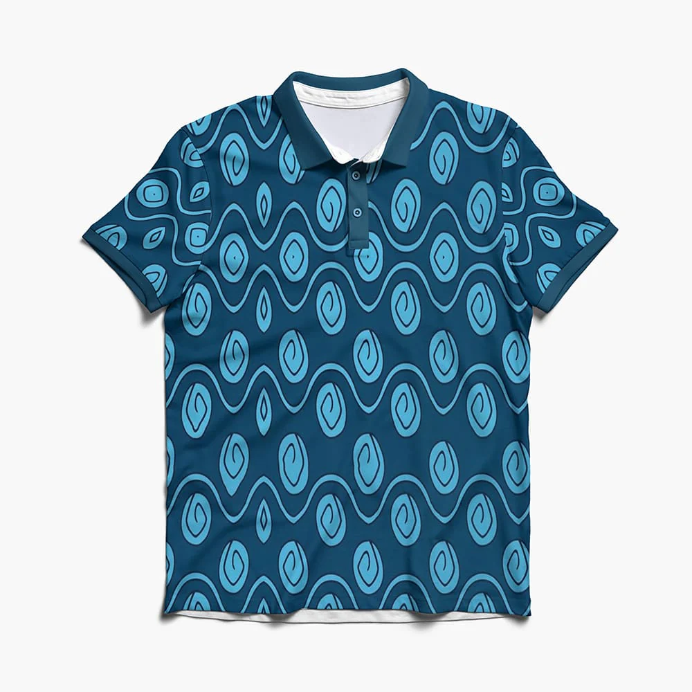 One Piece Zoro Arlong Park Pattern Polo Shirt