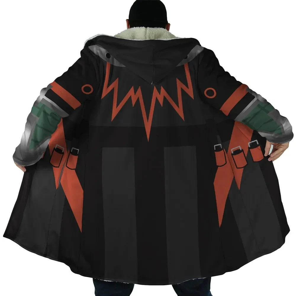 My Hero Academia Bakugou Dynamite Kacchan Hooded Cloak Coat