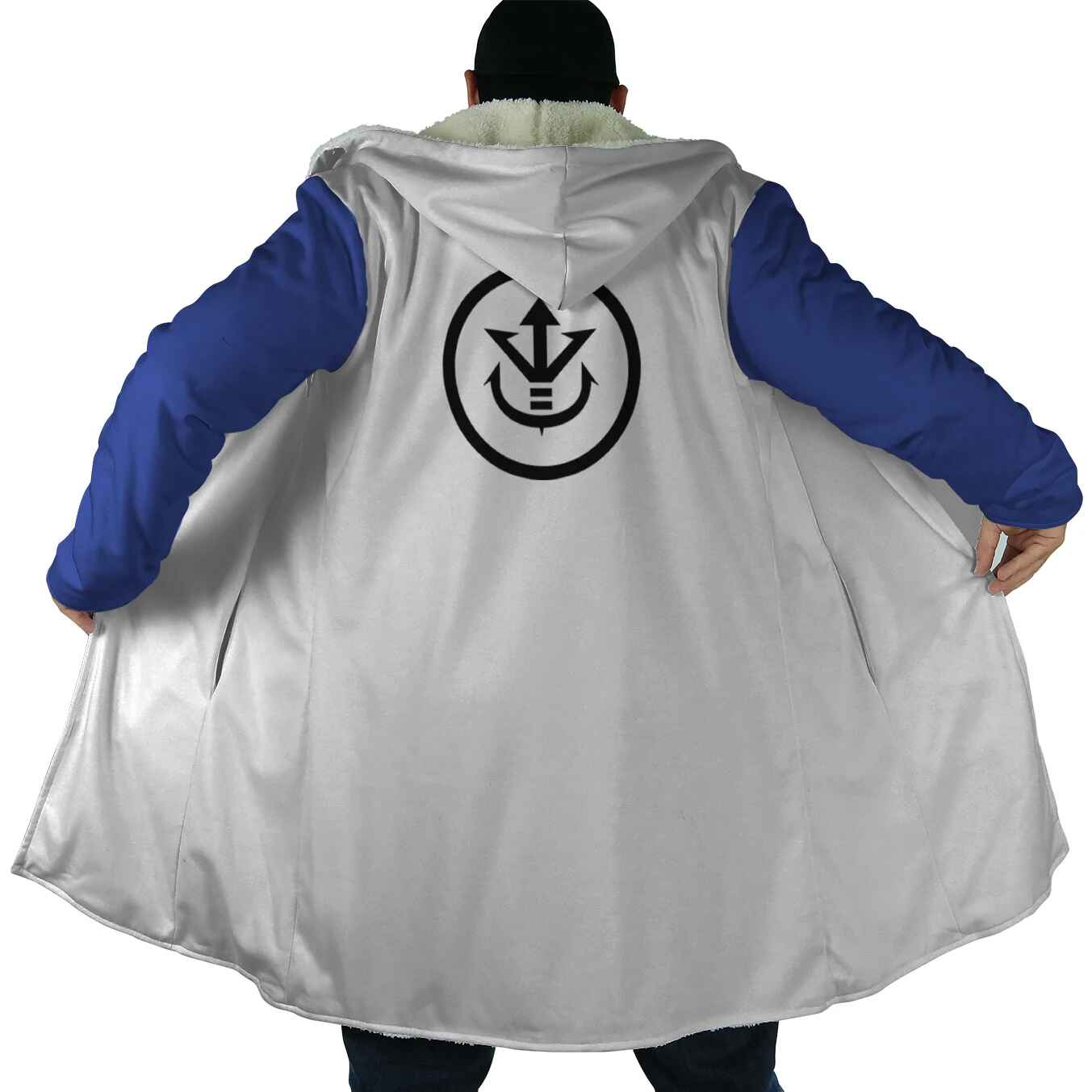 Dragon Ball Vegeta Classic Emblem Hooded Cloak Coat
