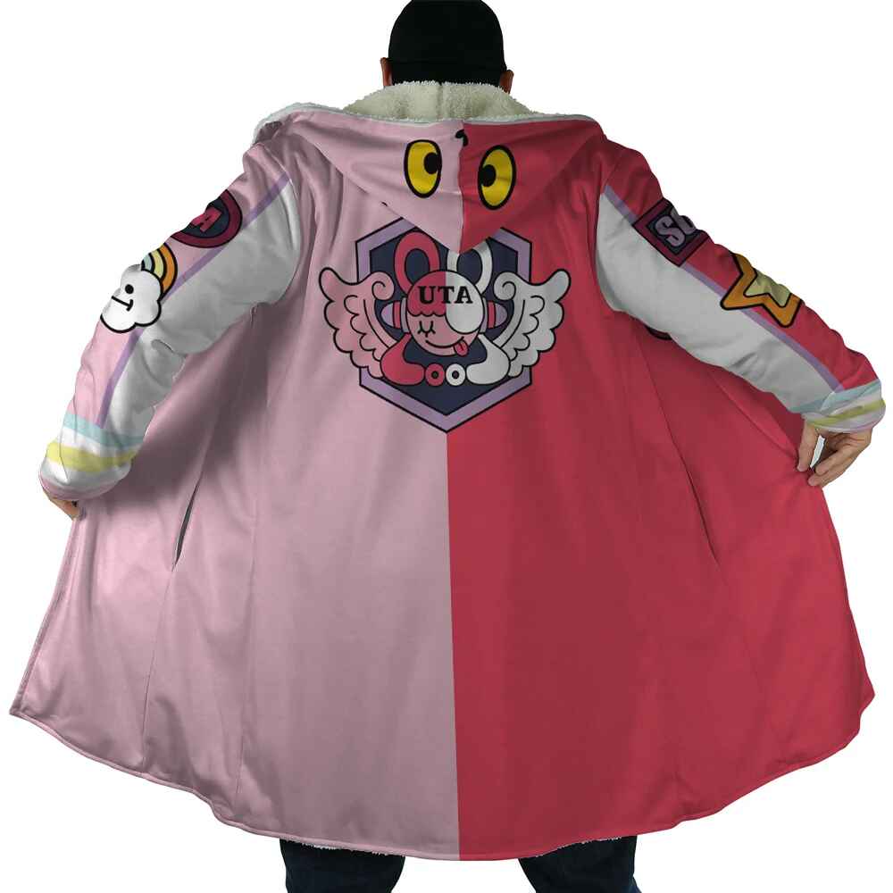 One Piece Hooded Cloak Coat