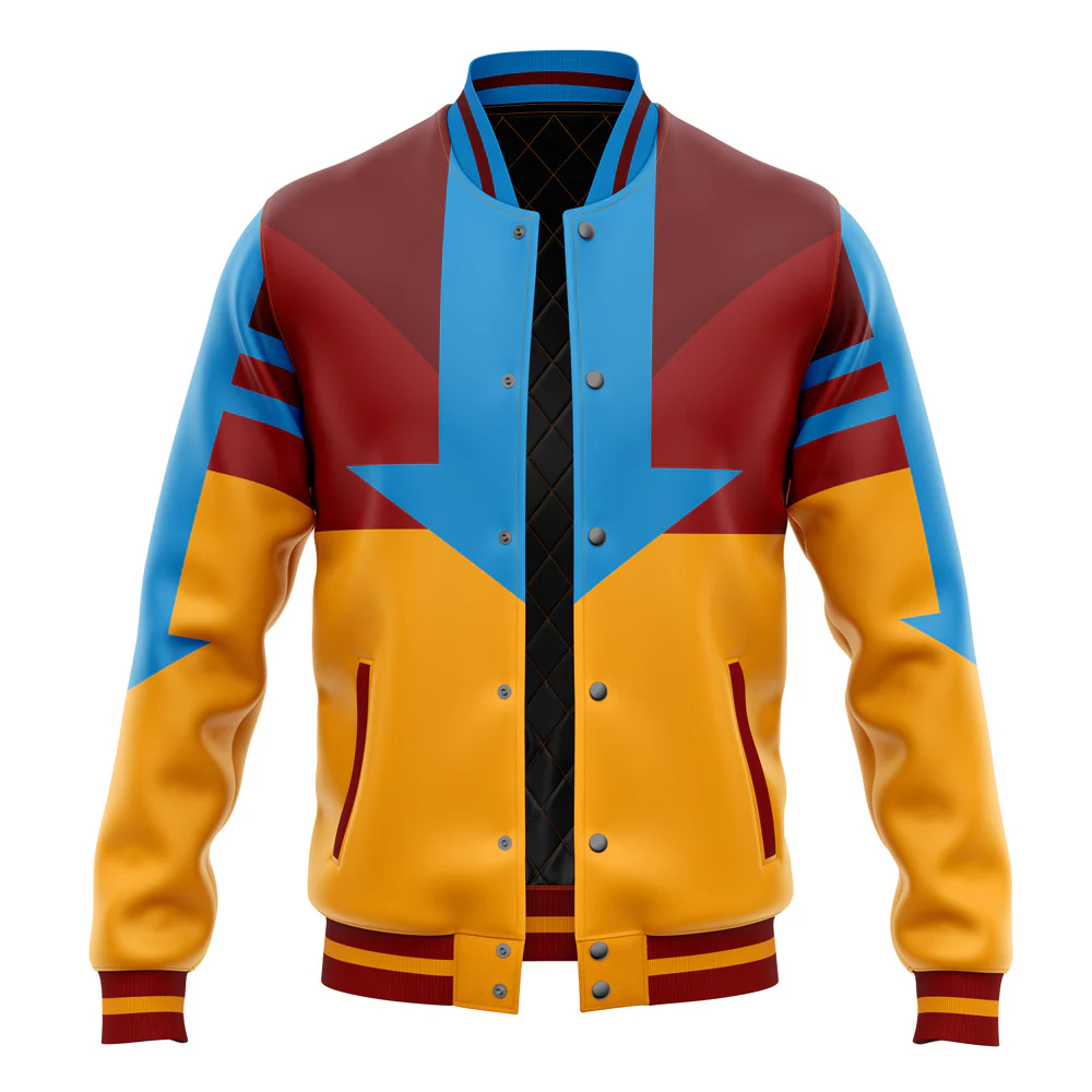 Avatar Aang The Last Air Bender Baseball Jacket