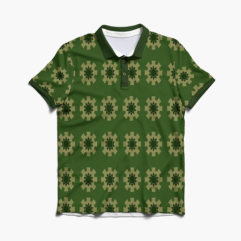 One Piece Zoro Kimono Pattern Polo Shirt