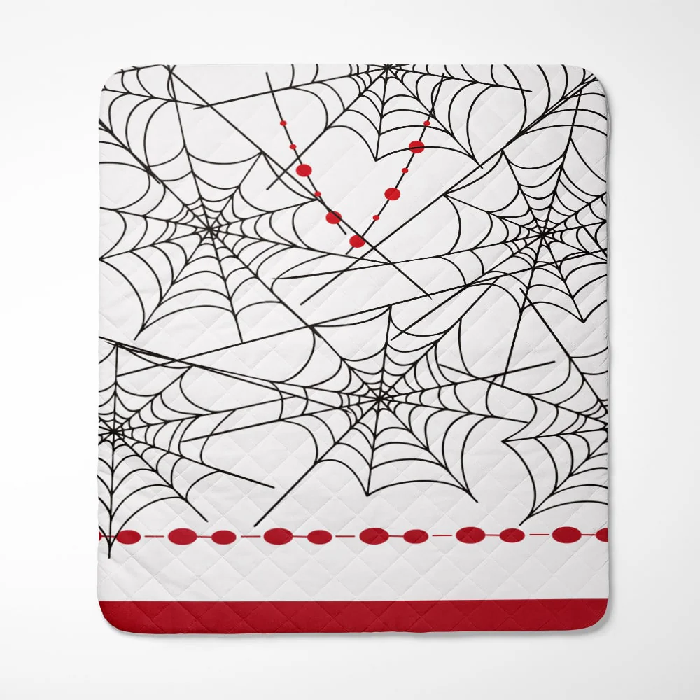 Demon Web Brushed Pattern Bedspread Quilt Set