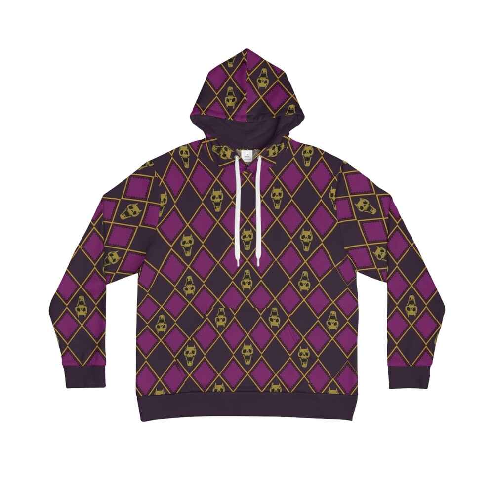 Demon Slayer Killer Queen Diamond Pattern Pullover Hoodie