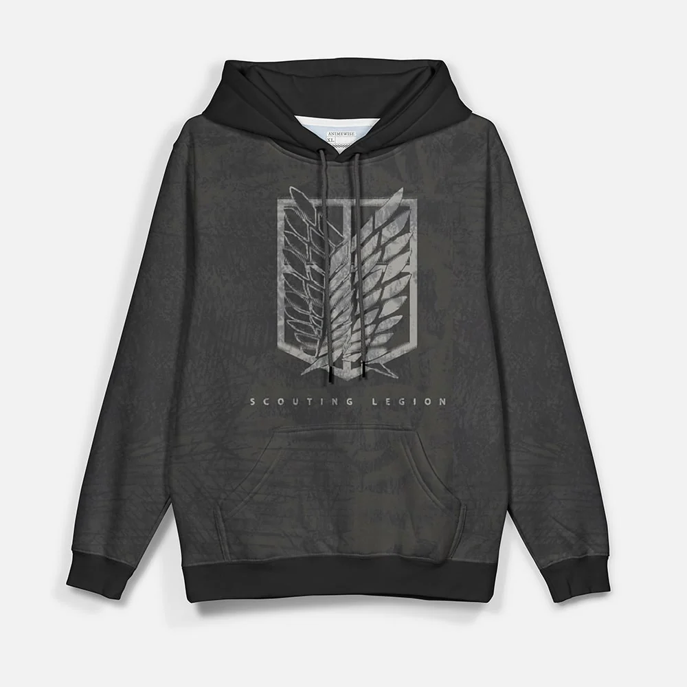 Attack on Titan Scouting Legion 3D Printed Pullover Hoodie