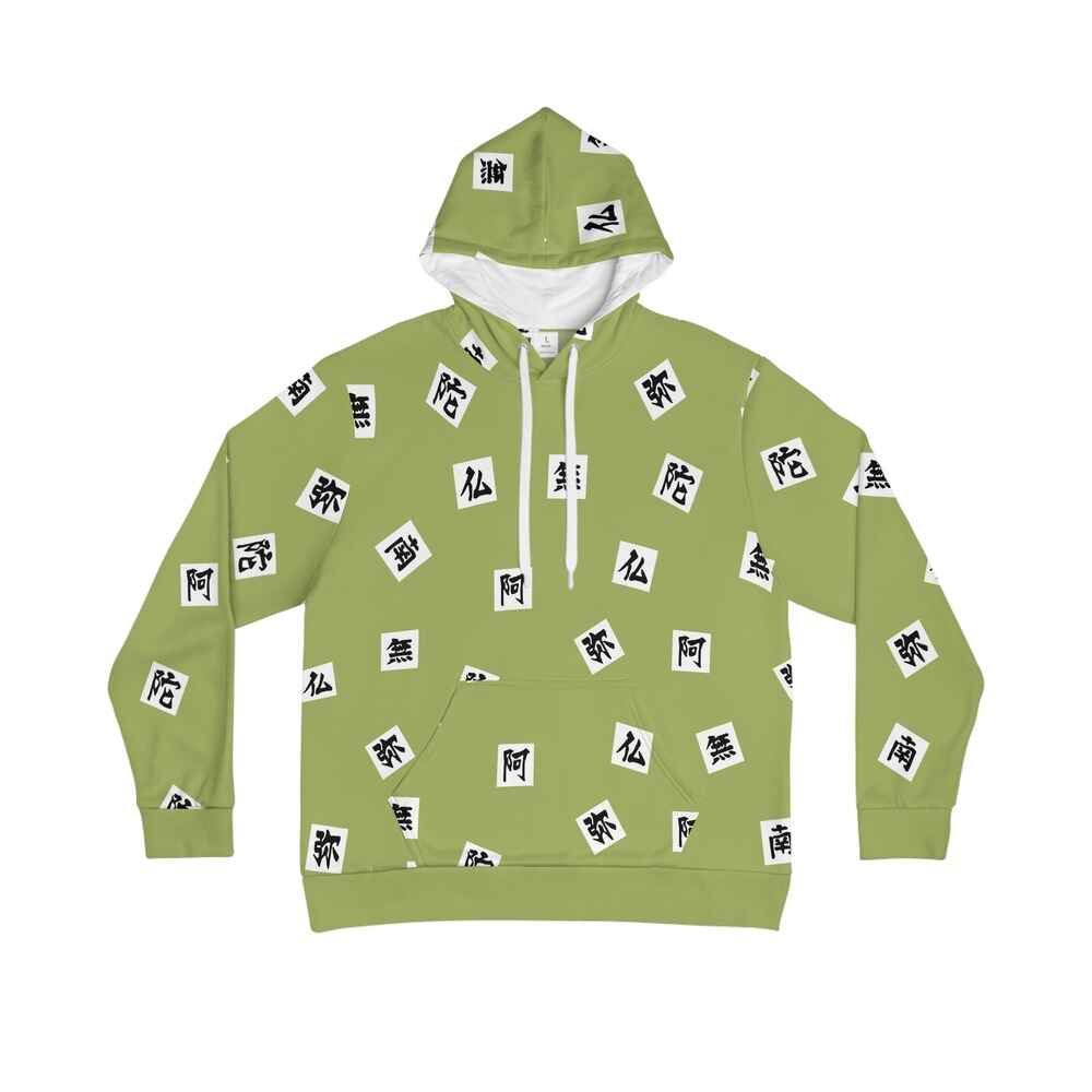Demon Slayer Stone Pillar Kenji Pattern Pullover Hoodie