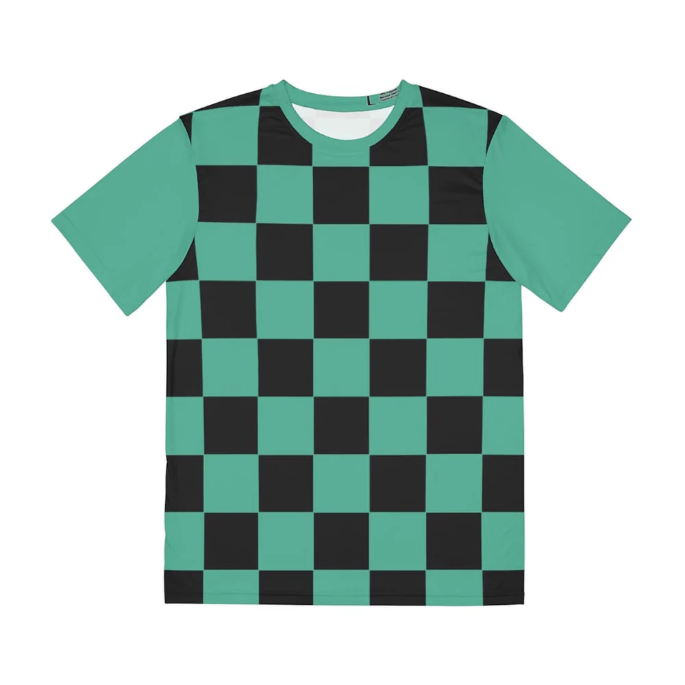 Demon Slayer kimetsu Classic Green Check Corp T-Shirt