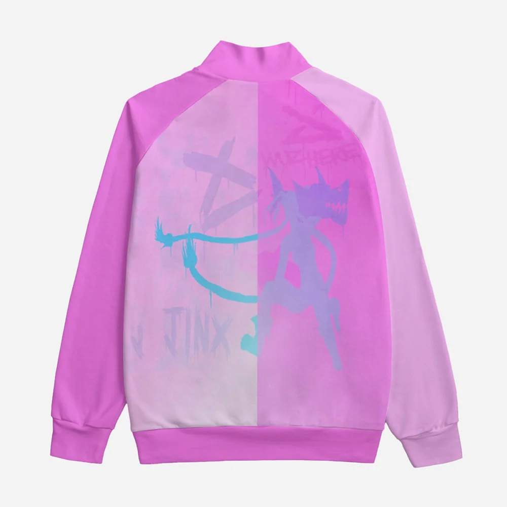 Arcane Jinx Abstract art Graffiti Arcane Gaming Jacket