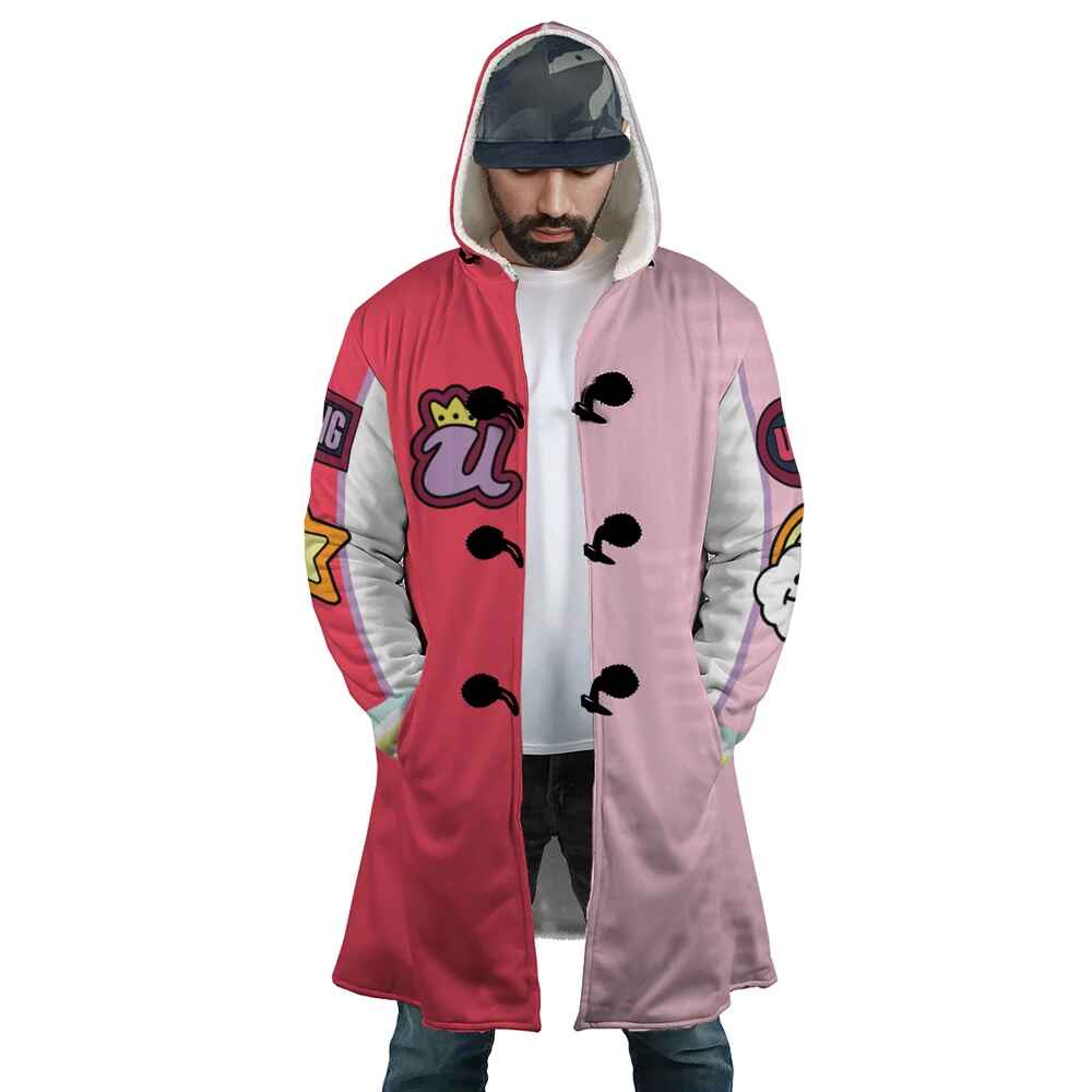 One Piece Hooded Cloak Coat