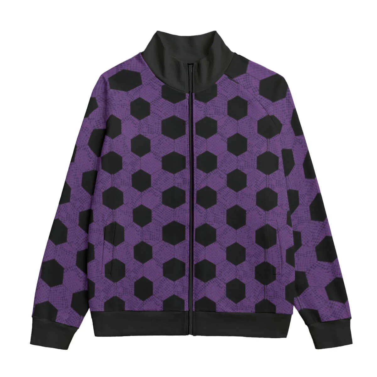 Demon Slayer Upper Pattern Collar Up Jacket