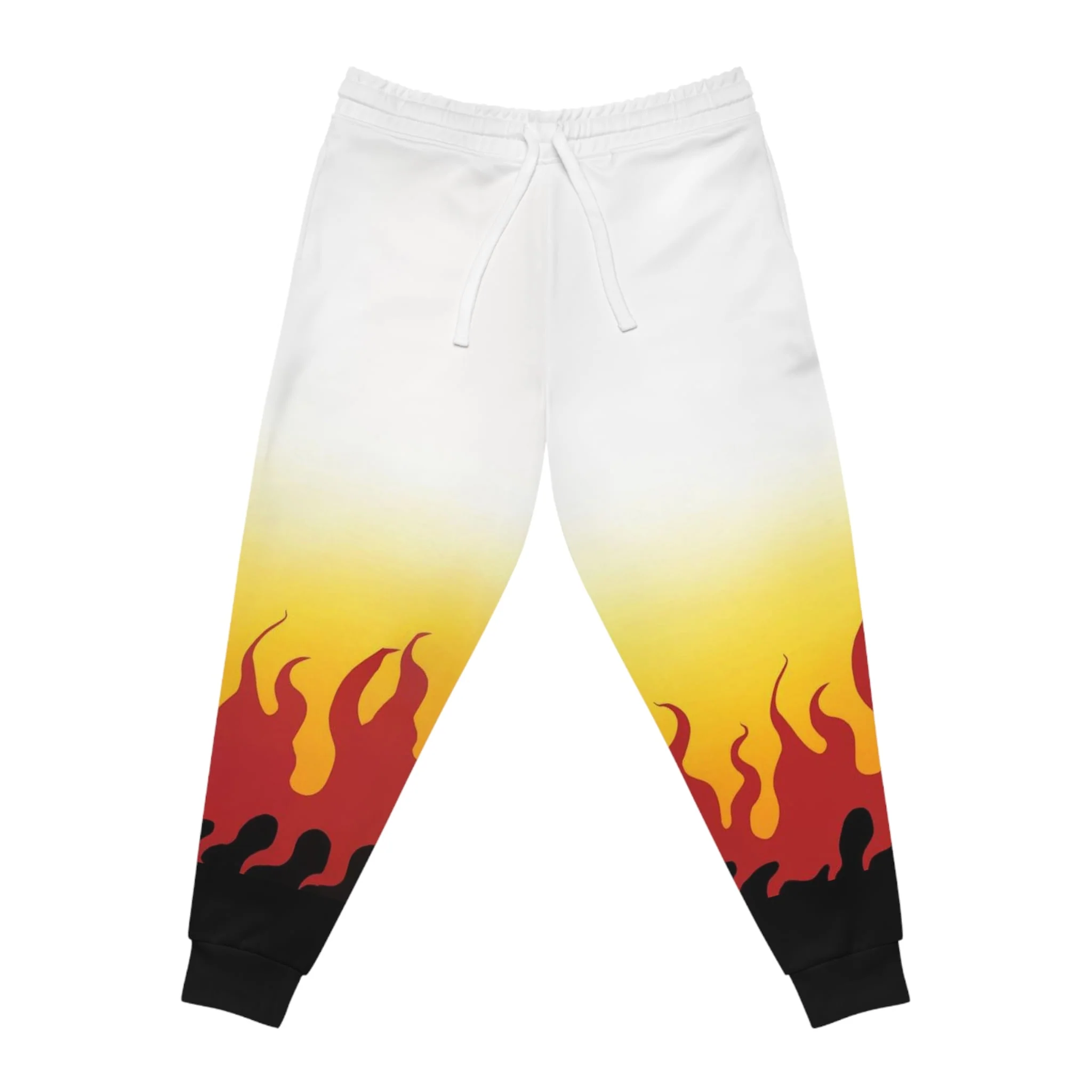 Demon Slayer Flame Pillar Pattern Sweatpants Joggers