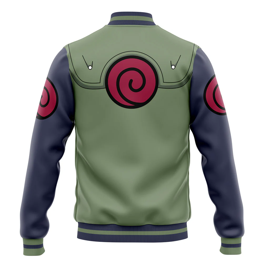 Naruto Copy Ninja Pattern Baseball Jacket