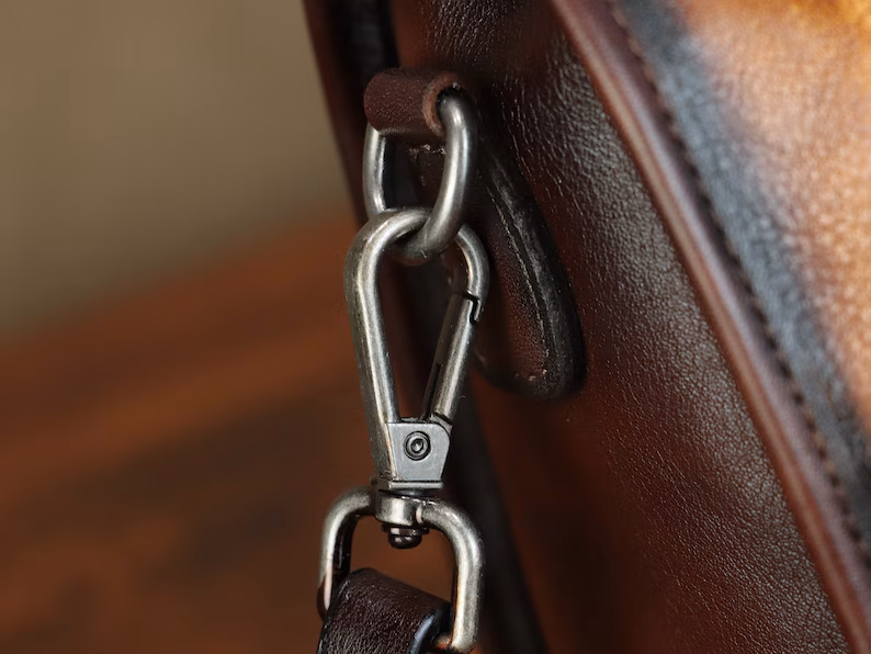 Genuine Leather Shoulder Bag Handbags for Women Hand Painted Butterfly Personalized Custom Pattern Fashion Crossbody Bag Art Satchel Purse