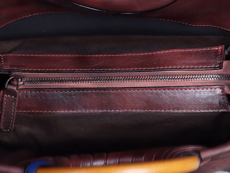 Genuine Leather Handbag for Women Hand Painted Bird Animal Personalized Custom Pattern Handmade Crossbody Bag Shoulder Bag Satchel Purse