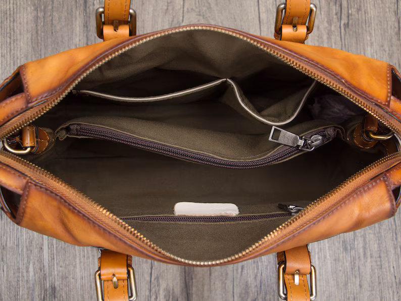 Genuine Leather Handbag for Women Vintage Handmade Top Handle Shoulder Bag Crossbody Satchel Work Tote Personalization Engrave Festival Gift