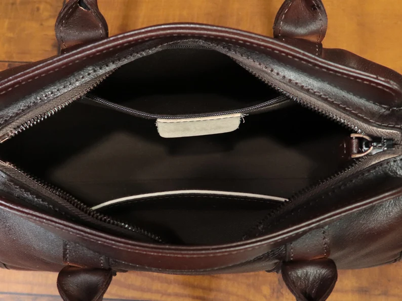 Genuine Leather Shoulder Bag Handbags for Women Hand Painted Butterfly Personalized Custom Pattern Fashion Crossbody Bag Art Satchel Purse