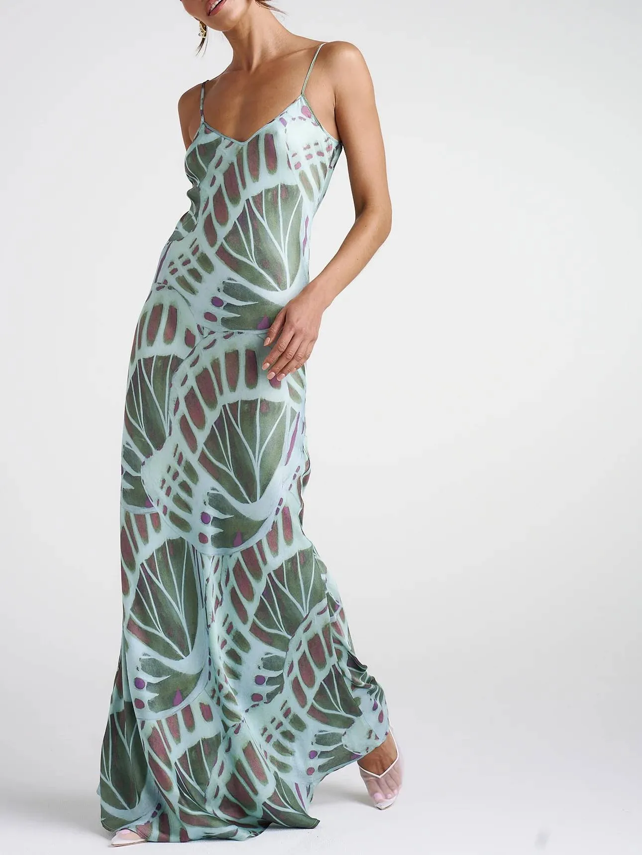 Unique Printed Maxi Dress