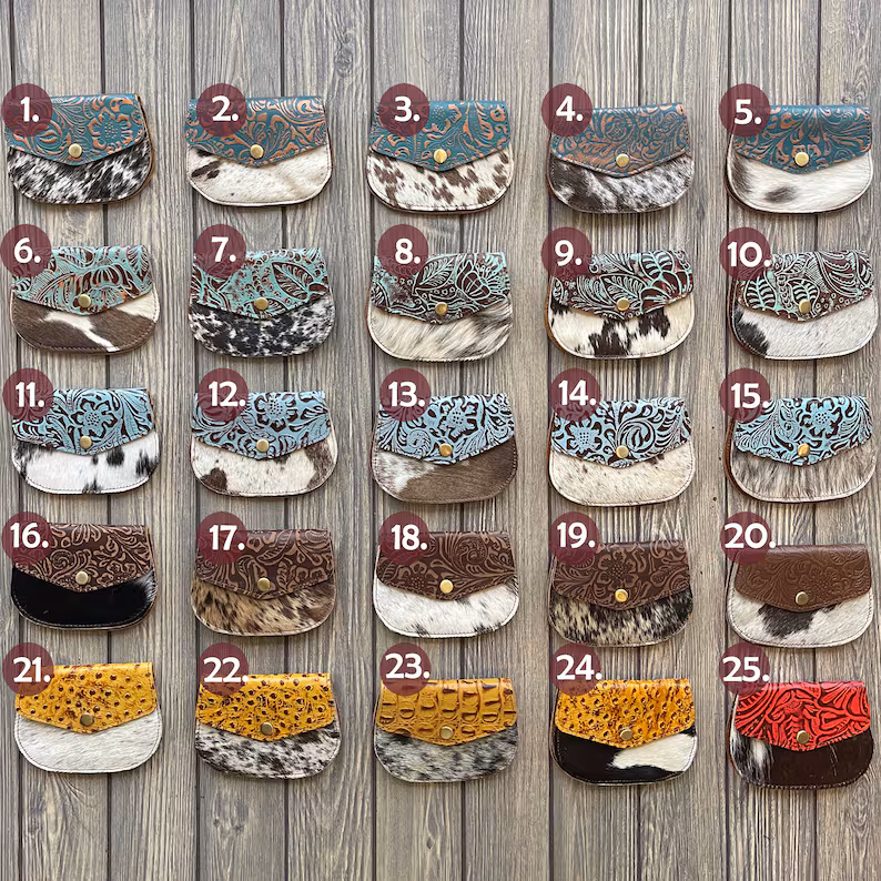 Handcrafted Leather And Cowhide Wallets | Compact And Stylish