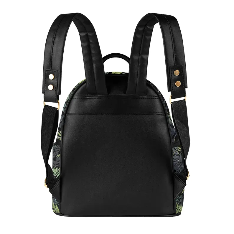 Cute Bag Green PU Leather Backpack