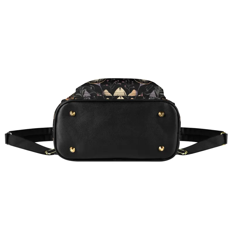 Aesthetic Bag Moth Vegan Leather Backpack PU Backpack Mini Backpack Cute Bags for Girls Women Gift Bags