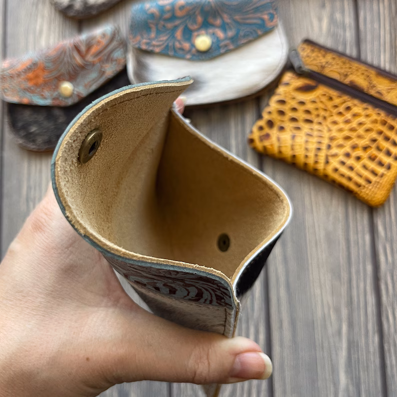 Handcrafted Leather And Cowhide Wallets | Compact And Stylish