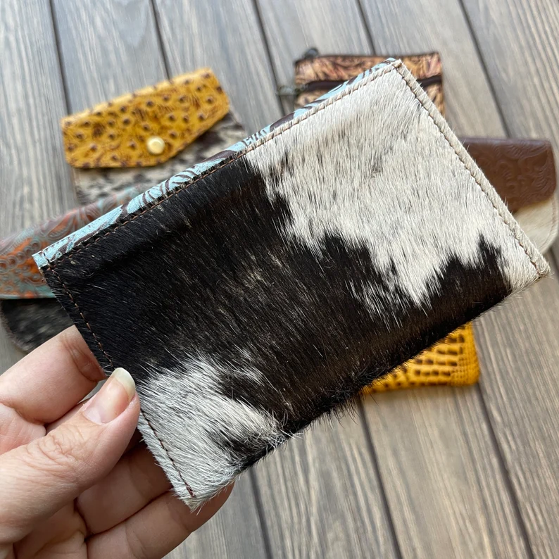 Handcrafted Leather And Cowhide Wallets | Compact And Stylish