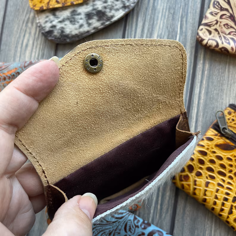 Handcrafted Leather And Cowhide Wallets | Compact And Stylish