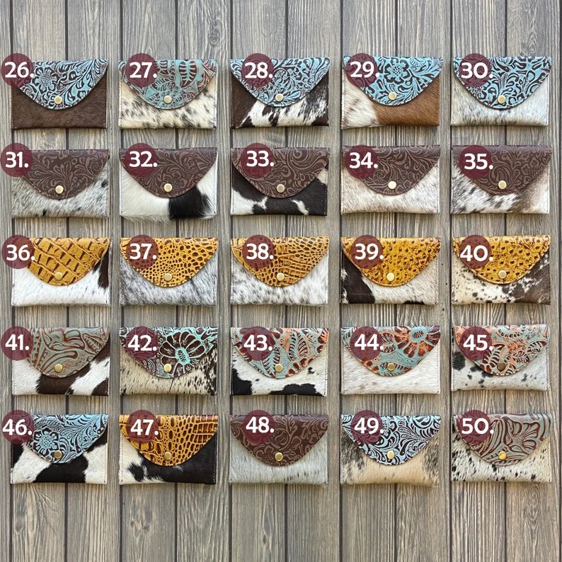 Handcrafted Leather And Cowhide Wallets | Compact And Stylish