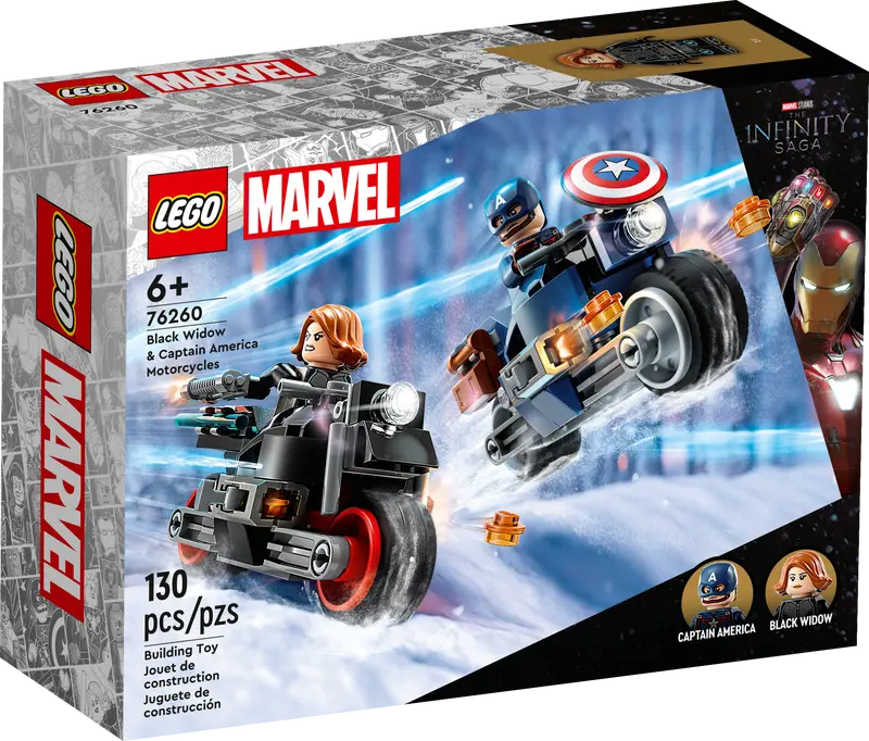 Black Widow & Captain America Motorcycles