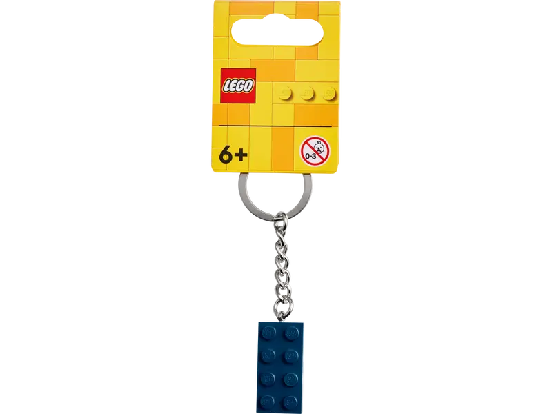 Earth Blue 2x4 Key Chain