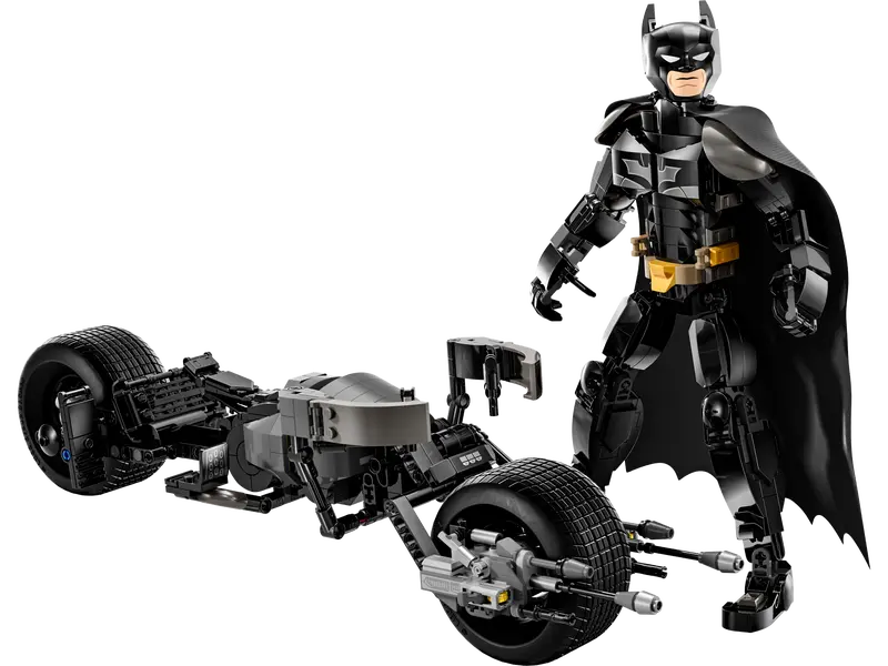 Batman™ Construction Figure and the Bat-Pod Bike