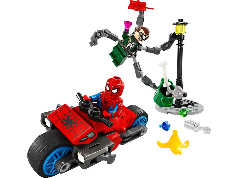 Motorcycle Chase: Spider-Man vs. Doc Ock