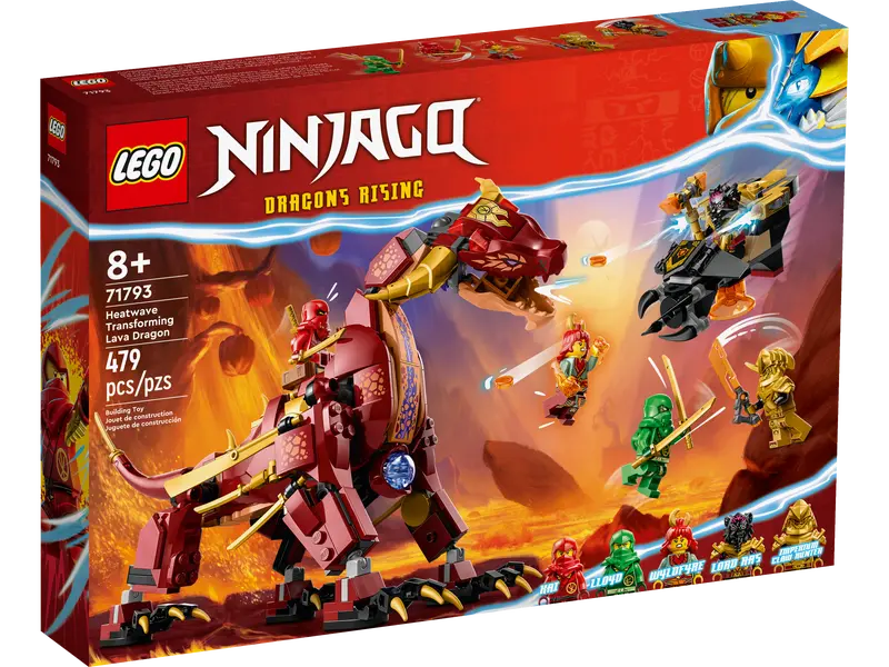 Heatwave Transforming Lava Dragon