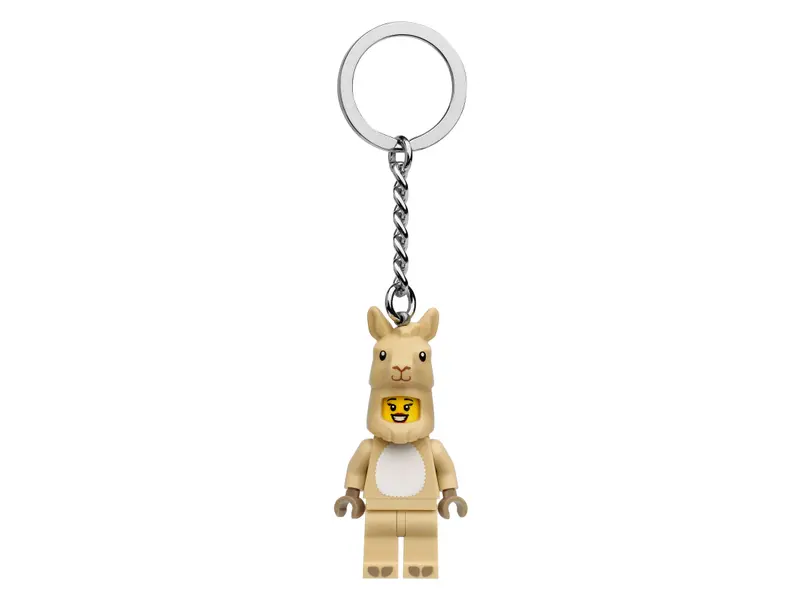 Llama Girl Key Chain