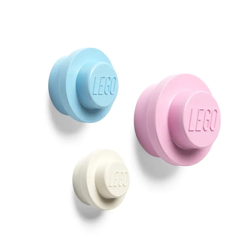 Pink, Light Blue and White Wall Hanger Set