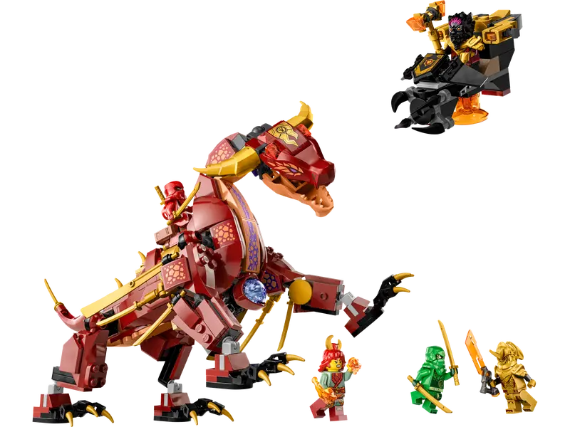 Heatwave Transforming Lava Dragon