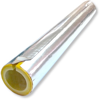 グラスウール 保温筒 50mm厚×1M 10枚 配管用保温材 断熱材 マグイゾベール マグパイプカバー