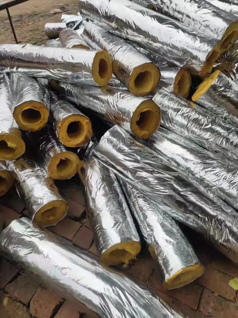 グラスウール 保温筒 50mm厚×1M 10枚 配管用保温材 断熱材 マグイゾベール マグパイプカバー