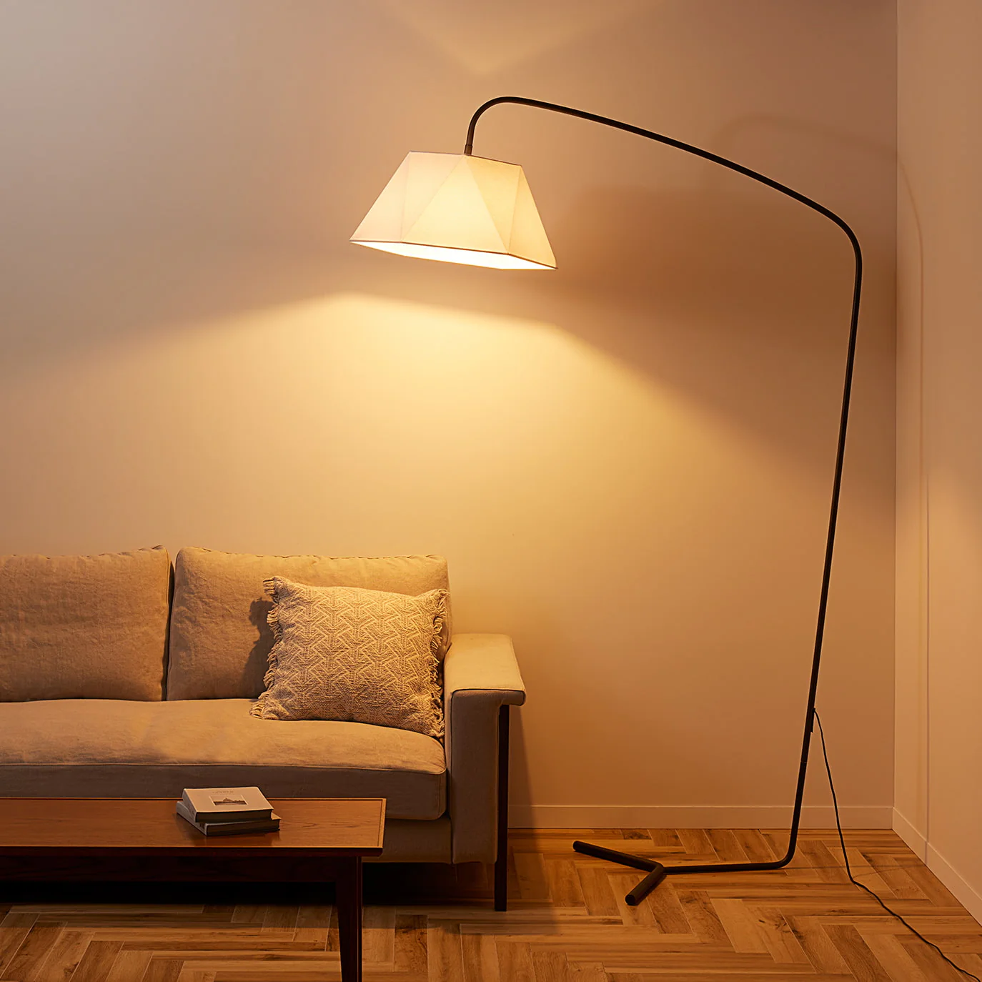 Espresso 2-living floor lamp