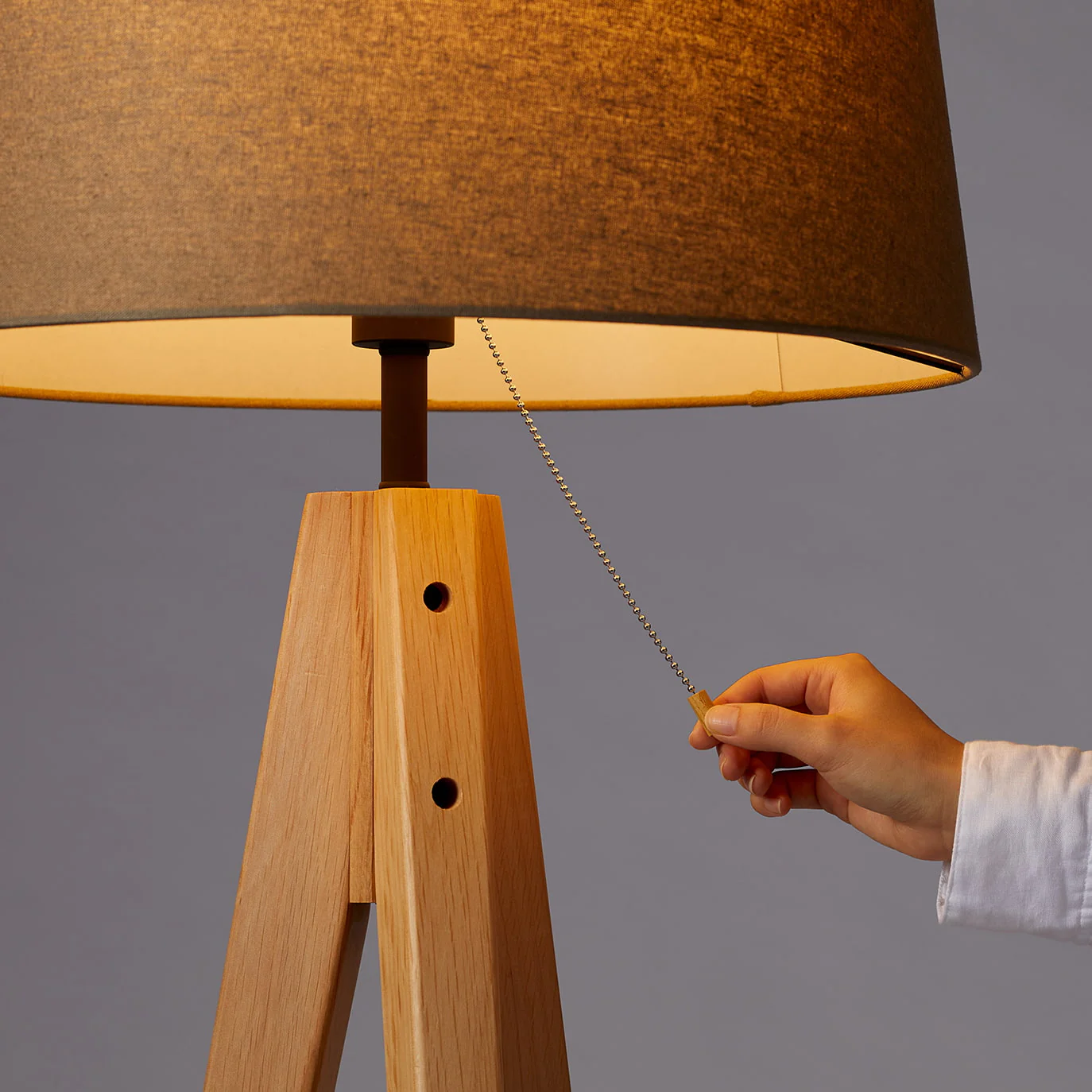 Espresso-floor lamp
