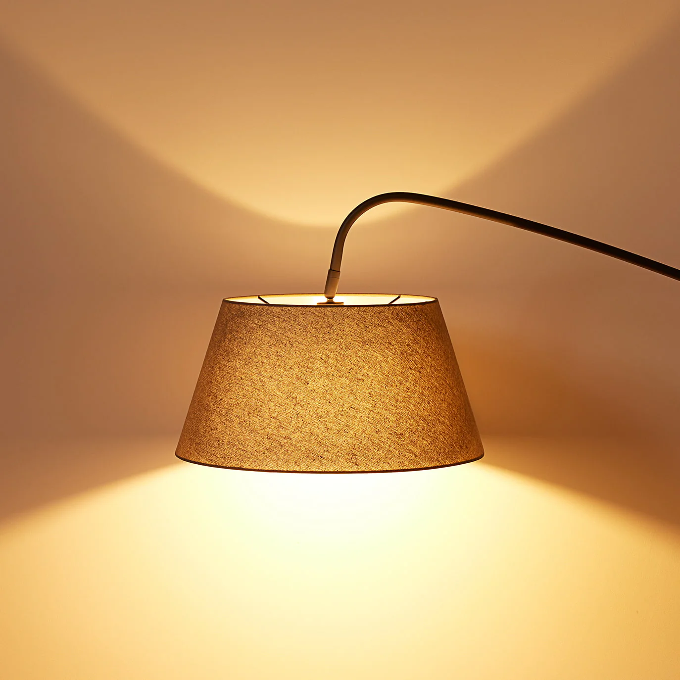 Espresso-living floor lamp