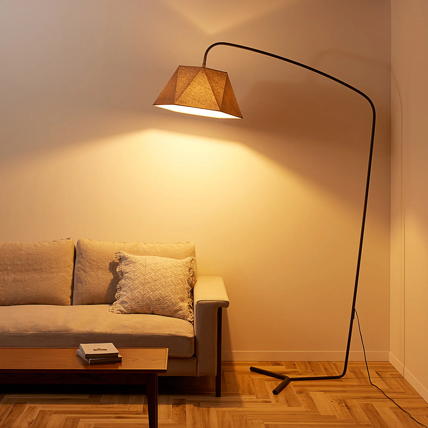 Espresso 2-living floor lamp
