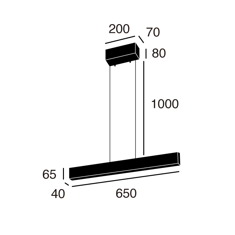 Bridge90 LED-pendant