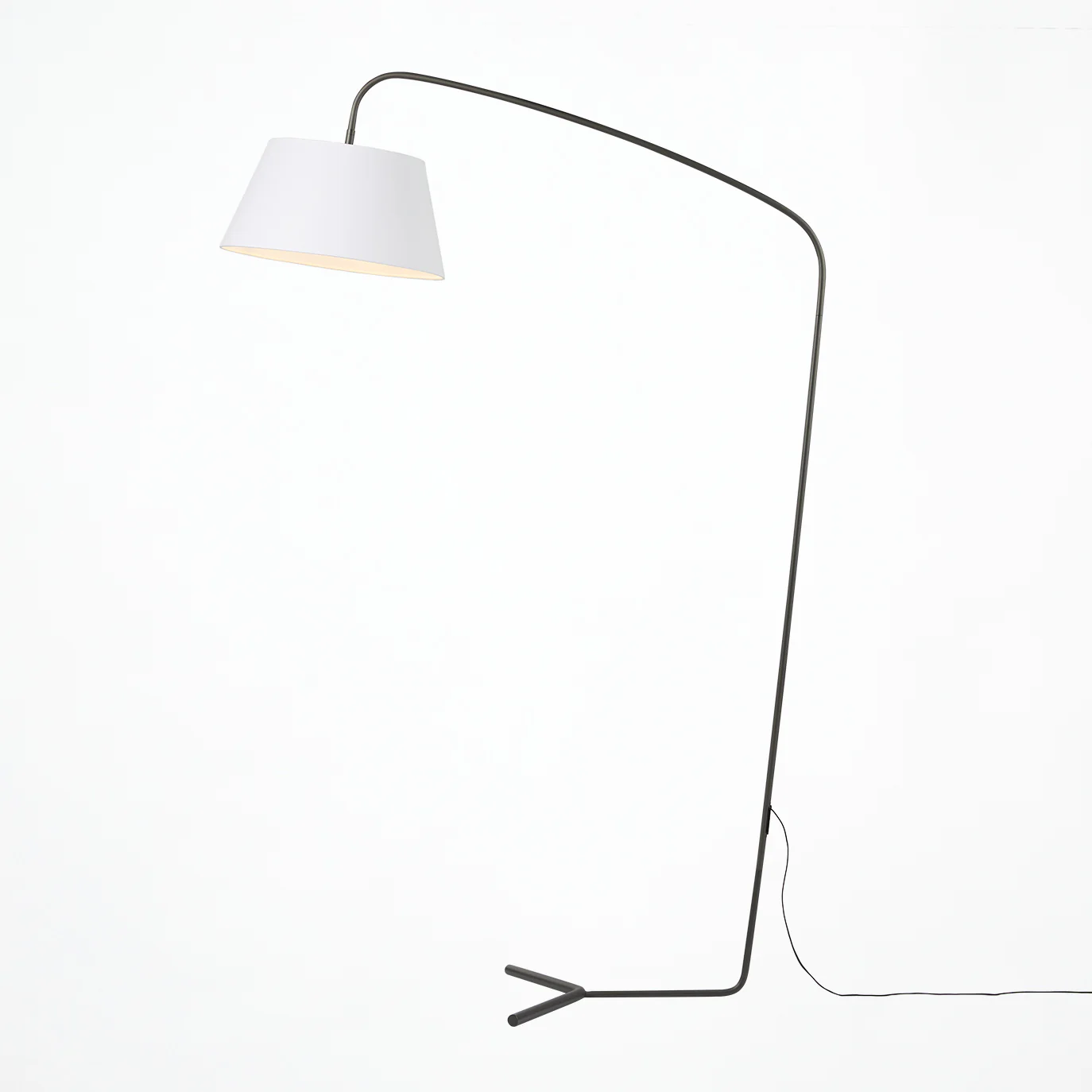 Espresso-living floor lamp