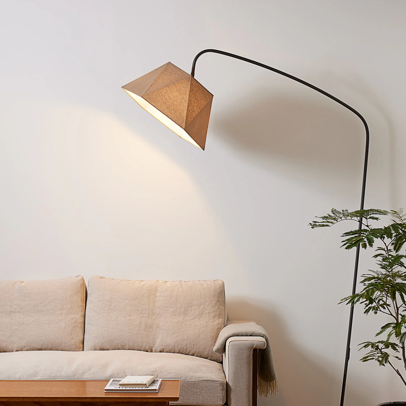 Espresso 2-living floor lamp