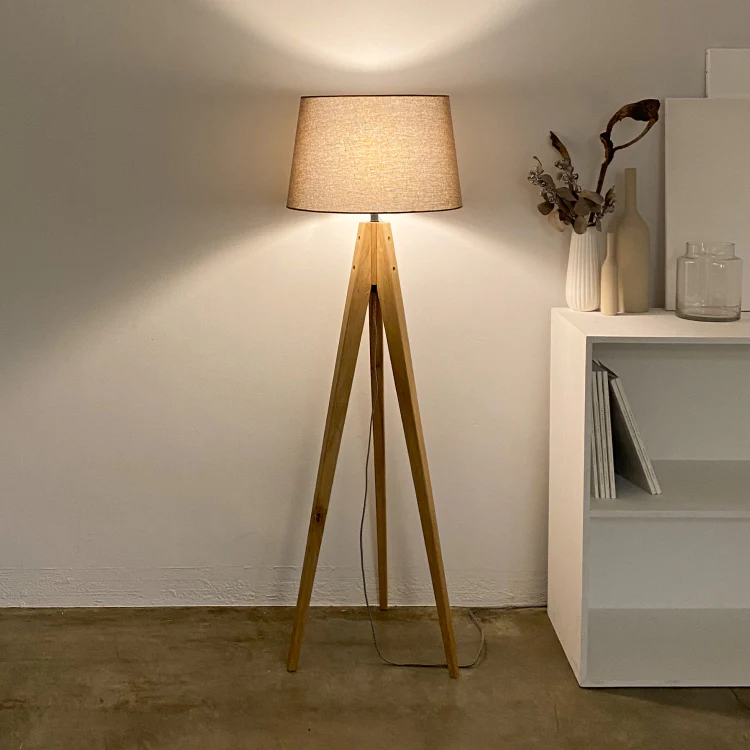 Cappuccino-floor lamp