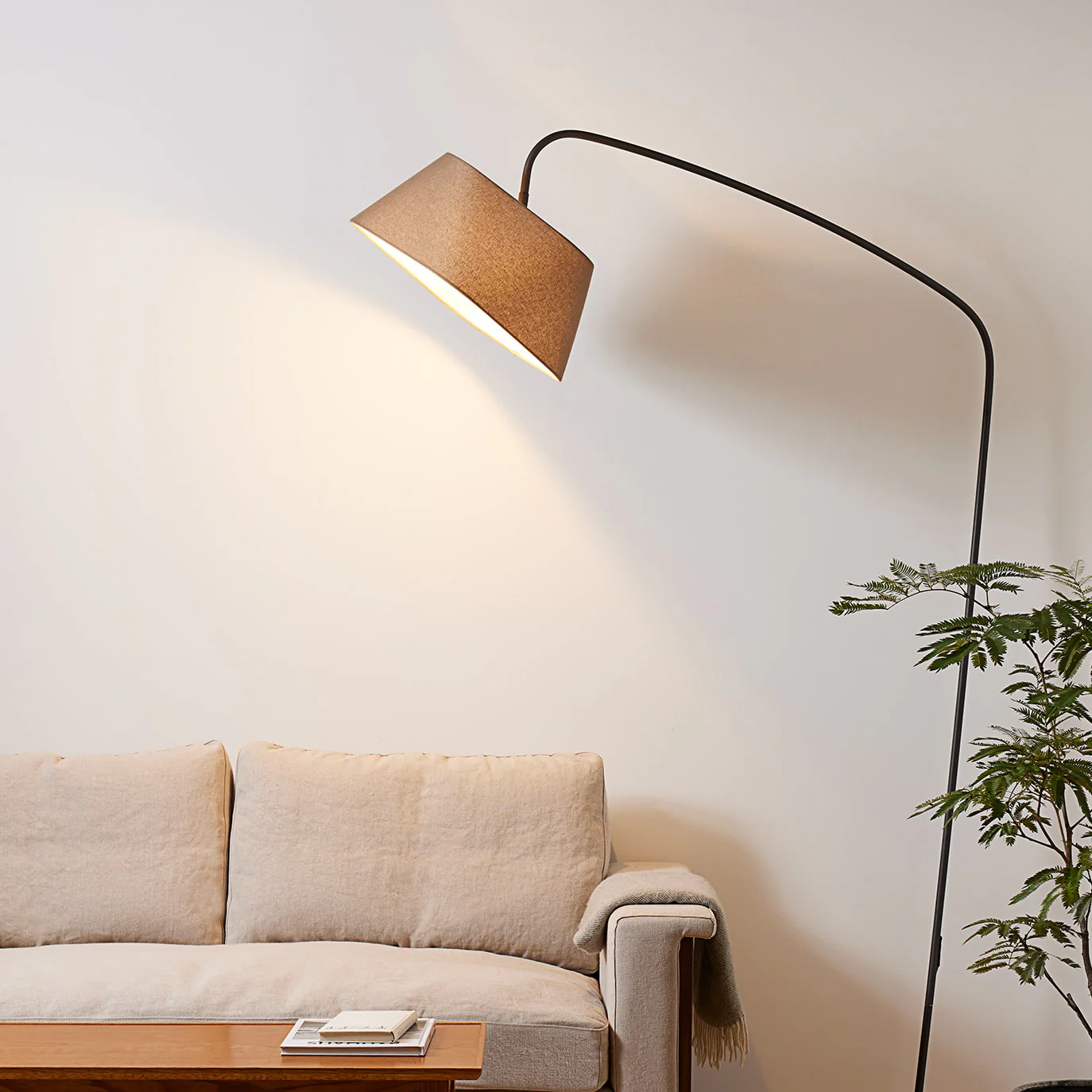 Espresso 3-living floor lamp