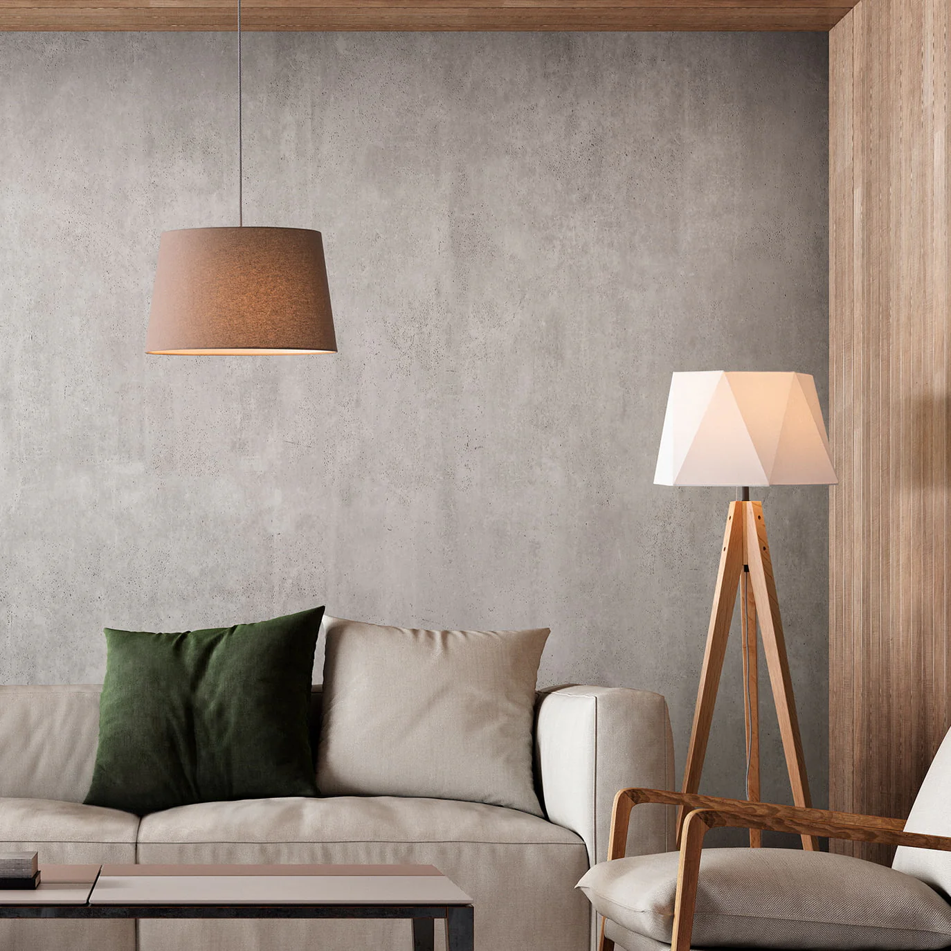 Espresso 2-floor lamp