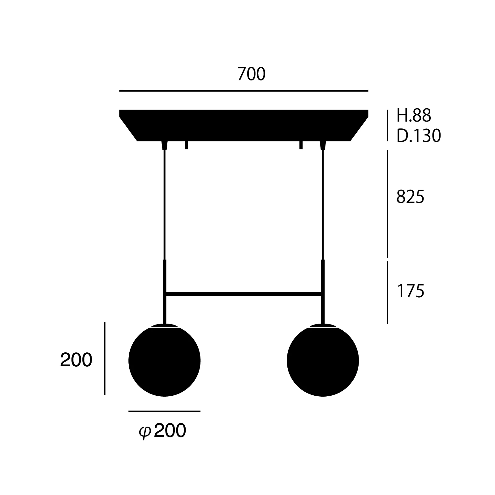 SB 3-pendant light (S)